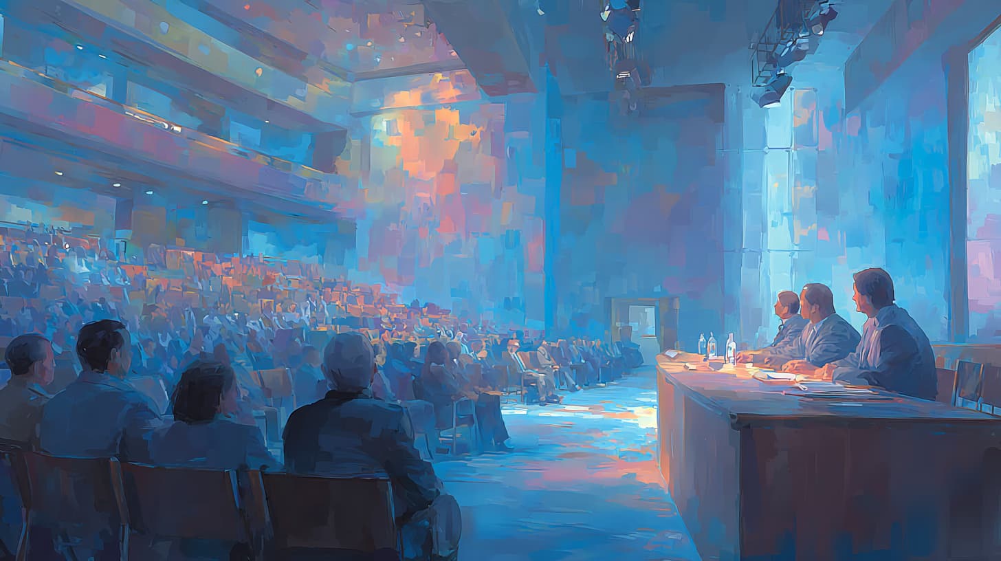 Audience at a public forum